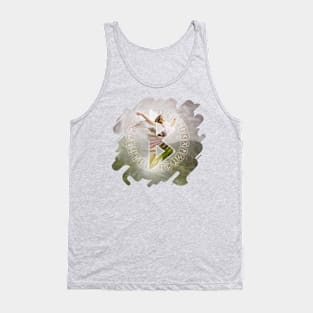 Berkana Rune  Digital Art Collage Tank Top